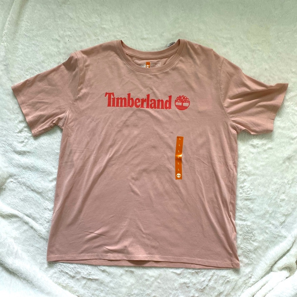 BRAND NEW Timberland Pink Short Sleeve Tee
